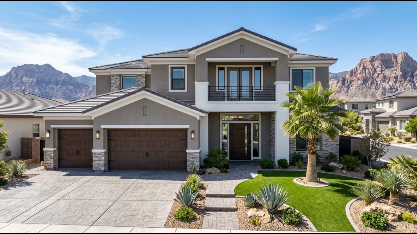 Single-story luxury new construction in southwest Las Vegas 2026 — Eleanor Next Gen scale on one level